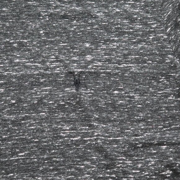 AllSaints T Shirt Mens M Heathered Gray SS Threat Tonic Crew Embroidered Logo - Picture 9 of 11